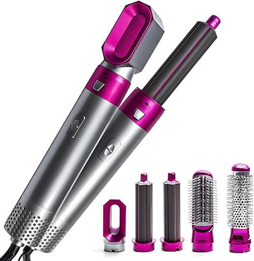 5-in-1 Hair Dryer & Curler Tool – All-in-One Styling